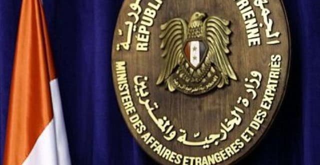 الخارجية السورية تؤكد على الدور التخريبي لتركيا في احتضان الإرهاب