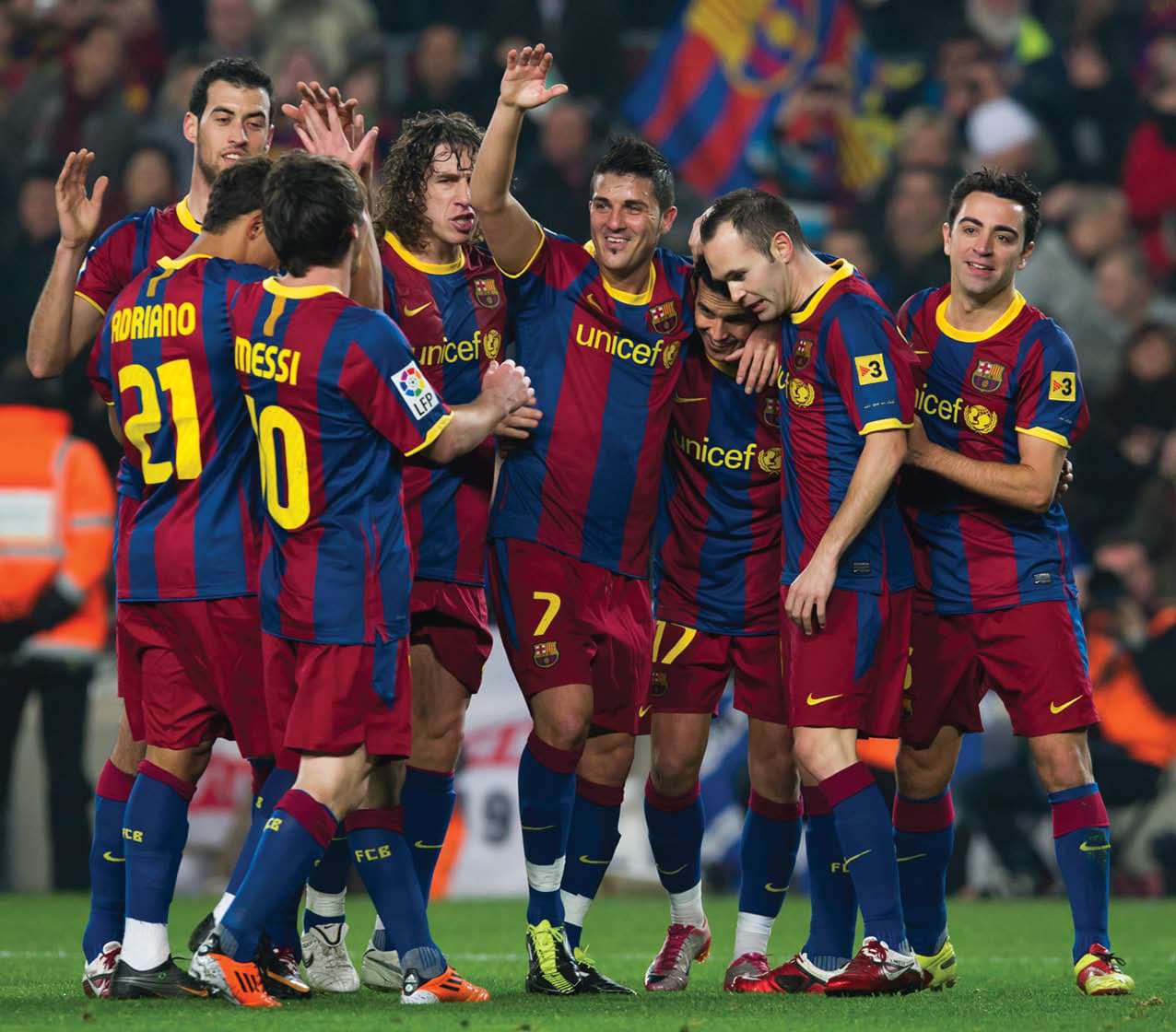 برشلونة منتصرا على أتلتيكو