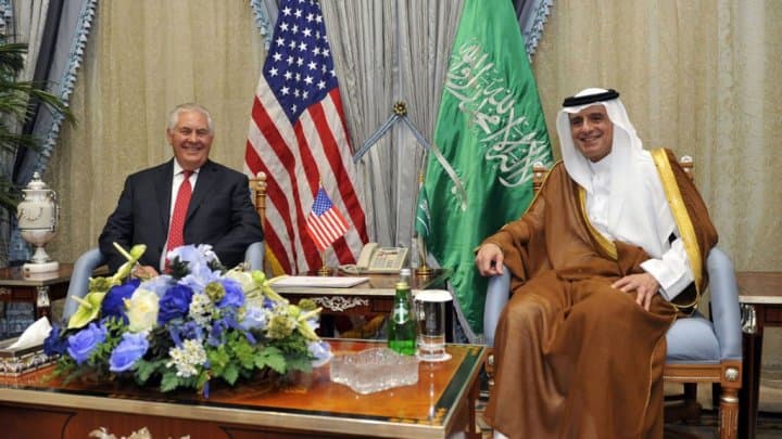 الجبير وتيلرسون يبحثان الوضع في سوريا واليمن
