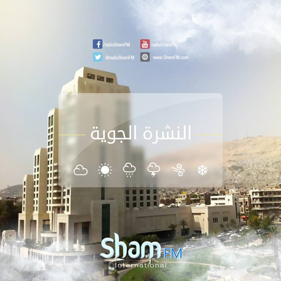 الحرارة ادنى من معدلاتها نهاية الأسبوع الحالي