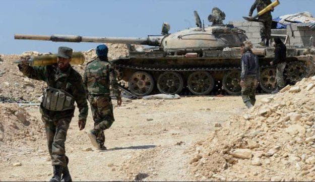 الجيش ينفذ عدة عمليات على محاور انتشار المجموعات المسلحة بريف حماة الشمالي