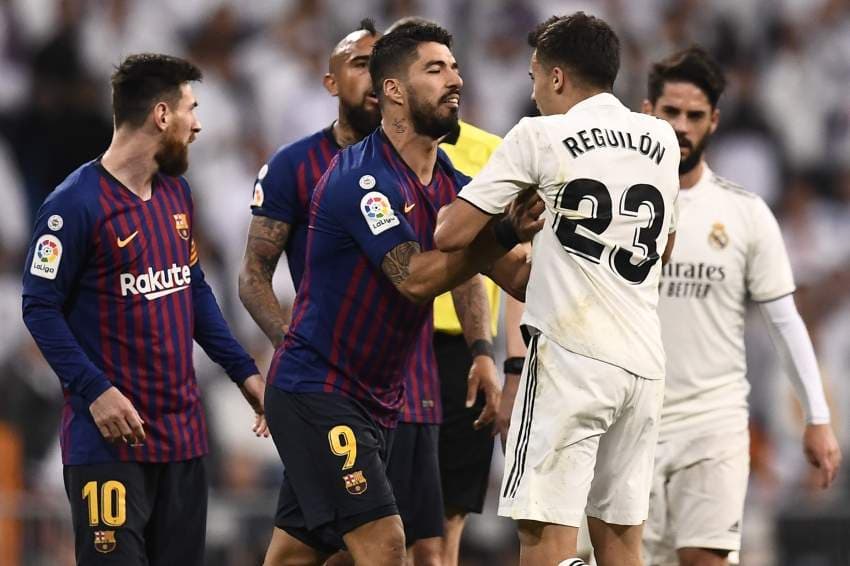 لاعبو ريال مدريد وبرشلونة