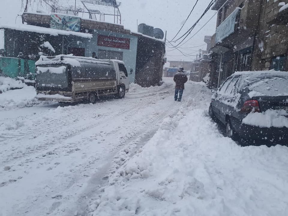 حالة الطرق نتيجة الأحوال الجوية السائدة