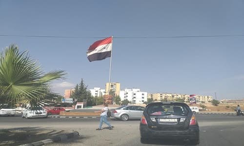اندلاع حريق ضمن السكن الشبابي في ضاحية قدسيا