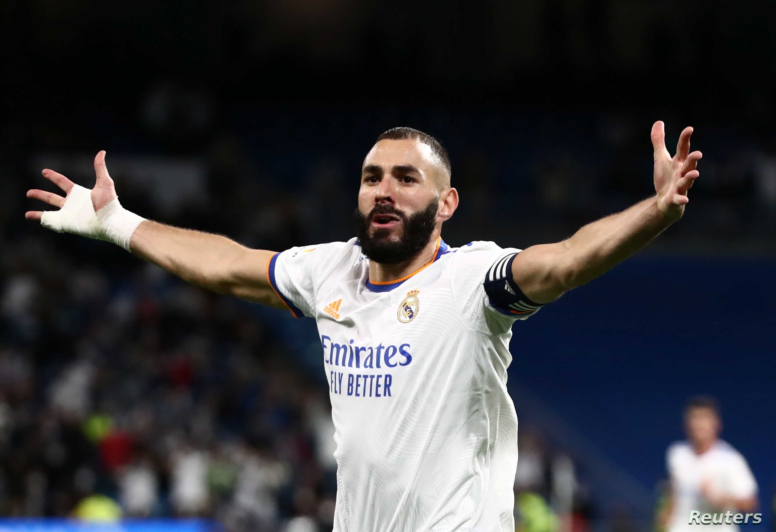 مهاجم ريال مدريد كريم بنزيما