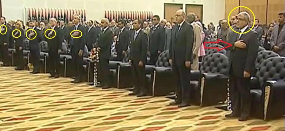 رئيس وزراء ليبيا  و القسم الامريكي