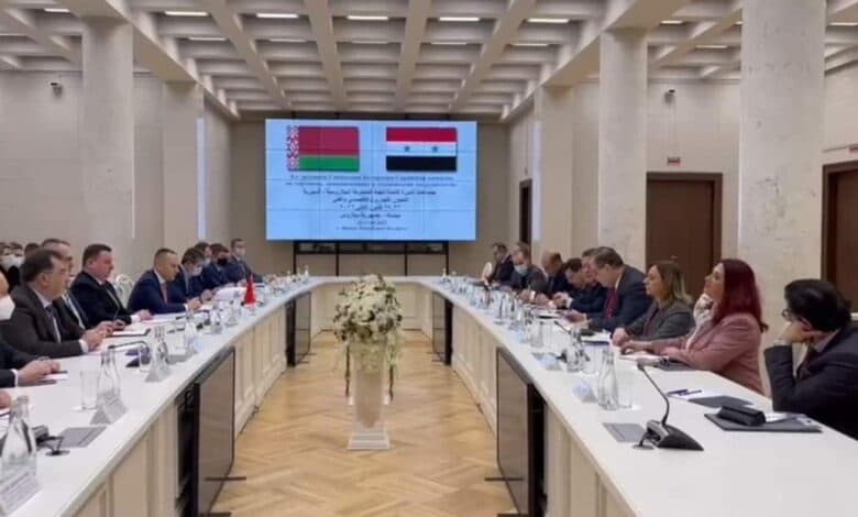 انطلاق اجتماعات الدورة الثامنة للجنة السورية البيلاروسية