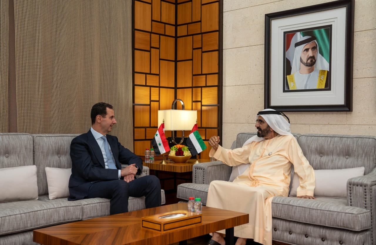 آل مكتوم والرئيس الأسد