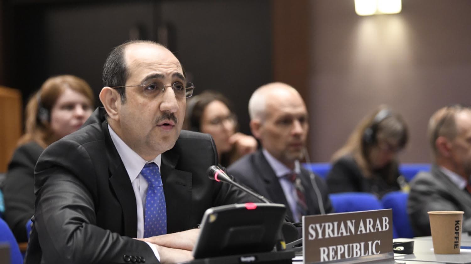 مندوب سورية الدائم لدى الأمم المتحدة السفير بسام صباغ 