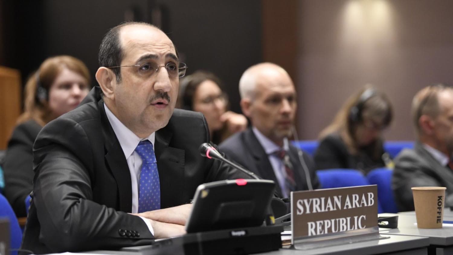 مندوب سورية الدائم لدى الأمم المتحدة بسام الصباغ