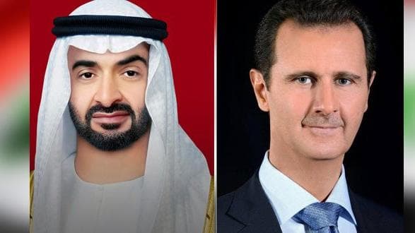 الرئيس الأسد والشيخ محمد بن زايد يتبادلان التهاني بمناسبة عيد الأضحى 