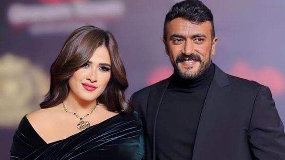 ياسمين عبد العزيز تدعم زوجها أحمد العوضي بفيلمه الجديد