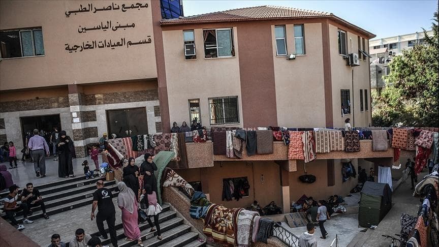 قوات الاحتلال تعتقل عدداً من كوادر مجمع ناصر الطبي في ظل ارتكاب الاحتلال سلسلة غارات على القطاع