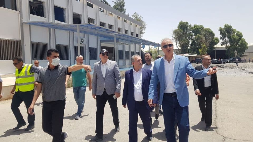 عرنوس في مطار دمشق