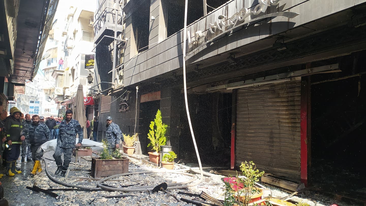 أحد عشر قمراً سورياً إلى جوار ربهم في حريق "لاميرادا مول"